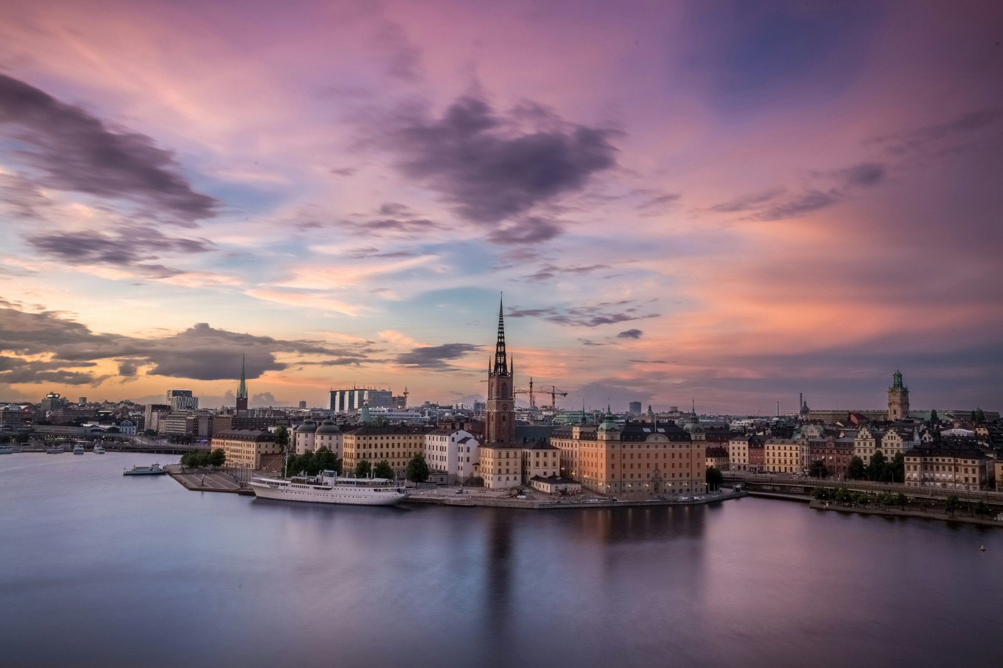 Stockholm at dusk